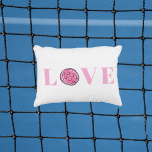 Coussins Décoratifs Preppy rose Pickleball rose amour