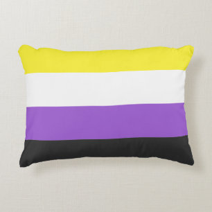 Coussins Décoratifs Pride non binaire