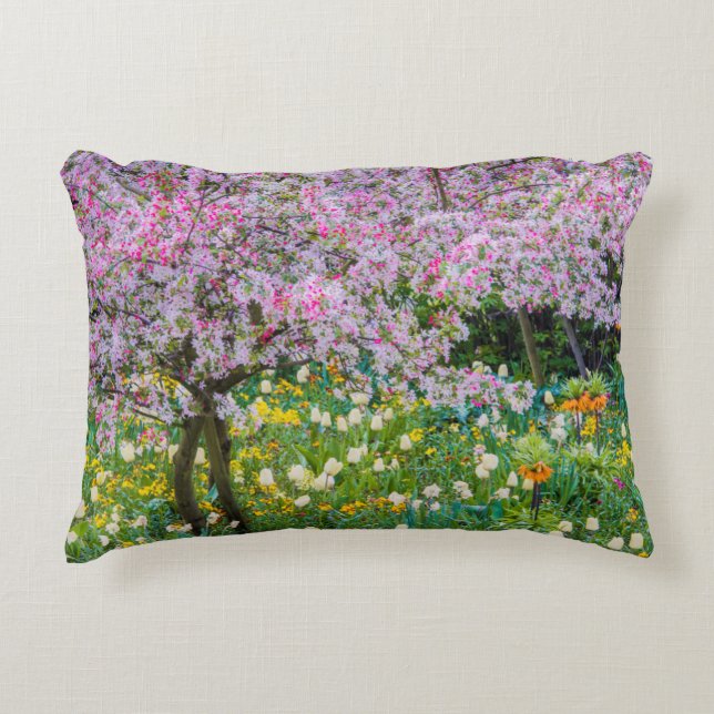 Coussins Décoratifs Printemps dans le jardin de Claude Monet (Devant)