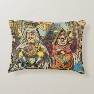 Coussins Décoratifs Procès d'Alice du Valet de Cœur Vintage