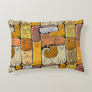Coussins Décoratifs Puzzle Funny Chats House sans joint