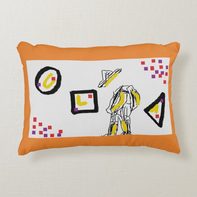 Coussins Décoratifs Quête de l'oreiller funky inconnu (Devant)