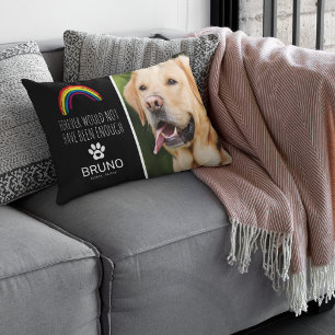 Coussins Décoratifs Rainbow Bridge Pet photo Memorial Keepsaké