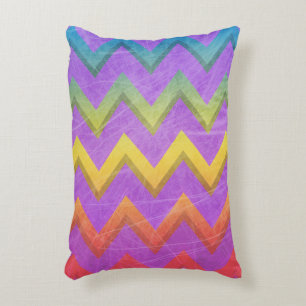 Coussins Décoratifs Rainbow Chevron par Shirley Taylor