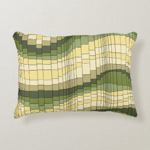 Coussins Décoratifs Rayé psychédélique vintage de montagnes russes