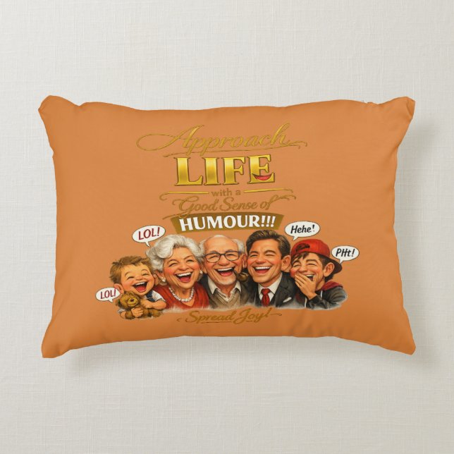 Coussins Décoratifs Rayonner de joie (Devant)