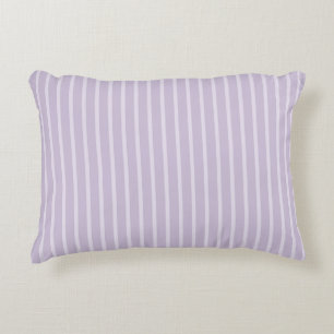Coussins Décoratifs Rayures de lavande violette