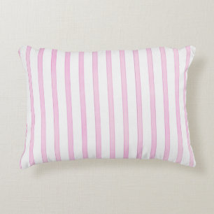 Coussins Décoratifs Rayures roses d'aquarelle d'arrière - plan
