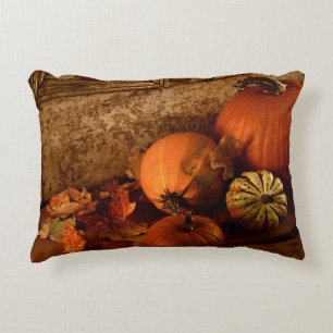 Coussins Décoratifs Récolte Automne/ Citrouilles Et Gourds À La Porte
