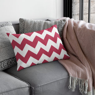 Coussins Décoratifs Red Chevron de Crimson moderne