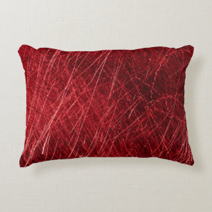 Coussins Décoratifs Red scratch abstrait background abstract, vieux, a