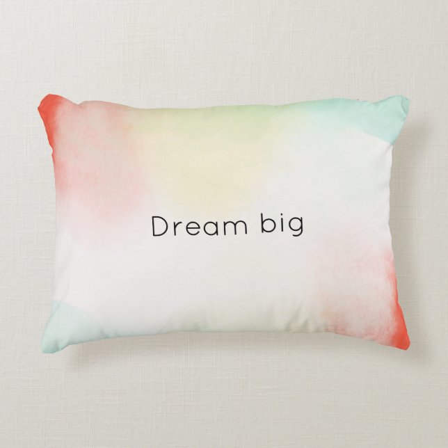 Coussins Décoratifs Red Yellow Blush Tie (Devant)