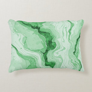 Coussins Décoratifs Regard de l'agate verte de la forêt de Druzy