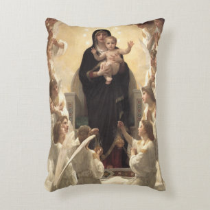 Coussins Décoratifs Reine des Anges Regina Angelorum par Bouguereau