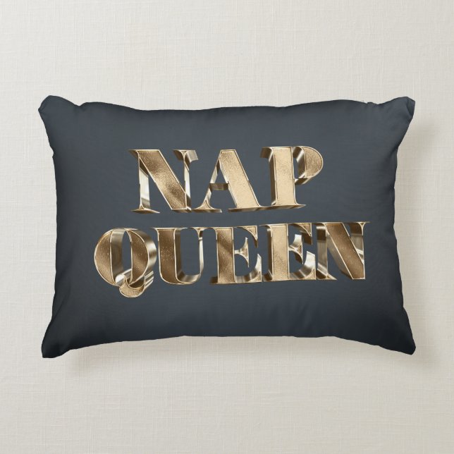 Coussins Décoratifs Reine Nap 3D Gold (Devant)