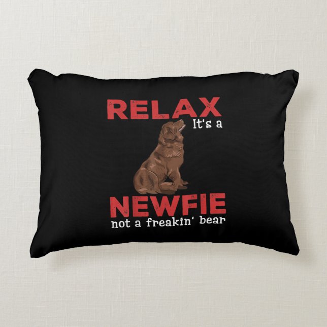 Coussins Décoratifs Relax | Cute newfoundland (Devant)