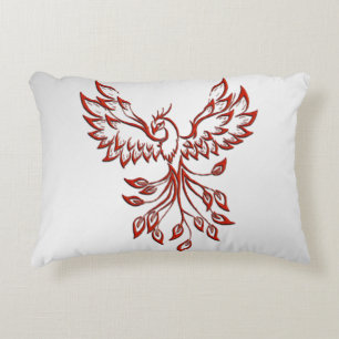 Coussins Décoratifs Renard Phoenix se lève Argent