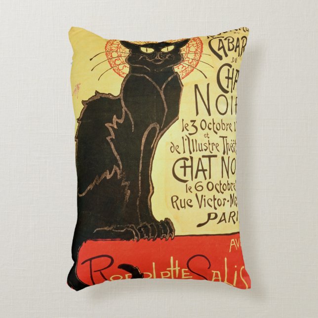 Coussins Décoratifs Réouverture du cabaret Noir de conversation, 1896 (Devant(Vertical))