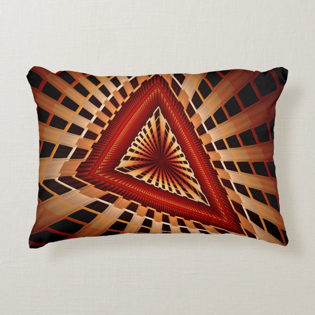 Coussins Décoratifs Réseau Fantastique 3D Moderne de Design Graphique  (Devant)