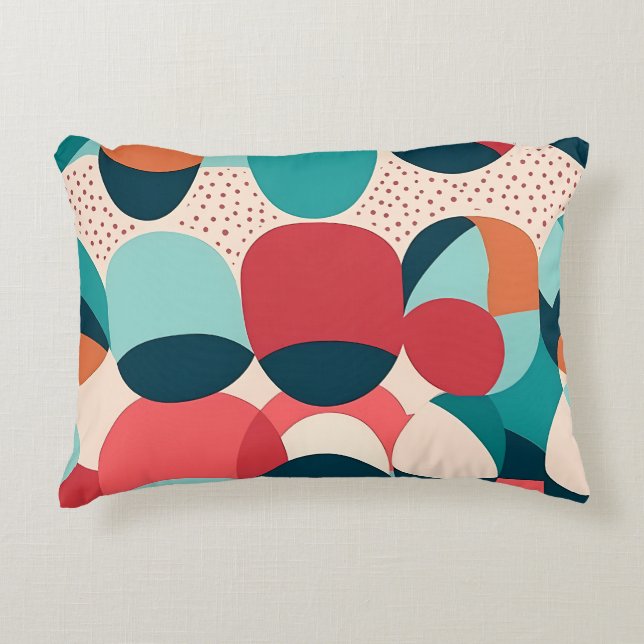 Coussins Décoratifs Retro Abstract Pebble Pillow (Devant)