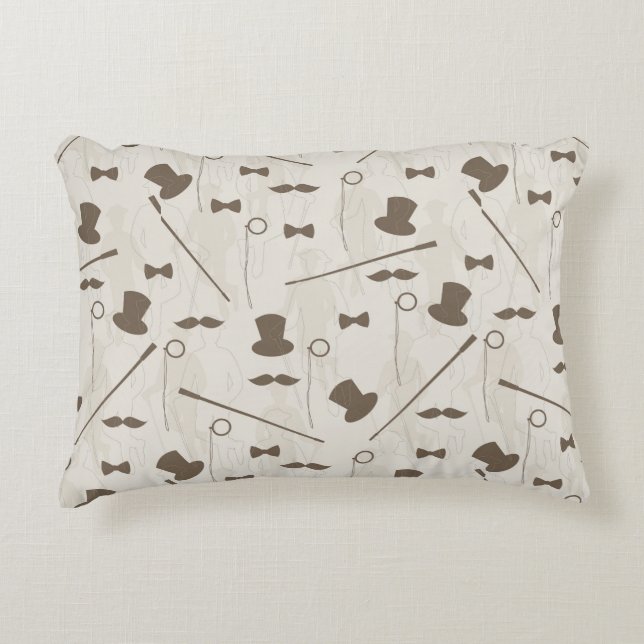 Coussins Décoratifs Rétro motif pour l'homme 2 (Devant)