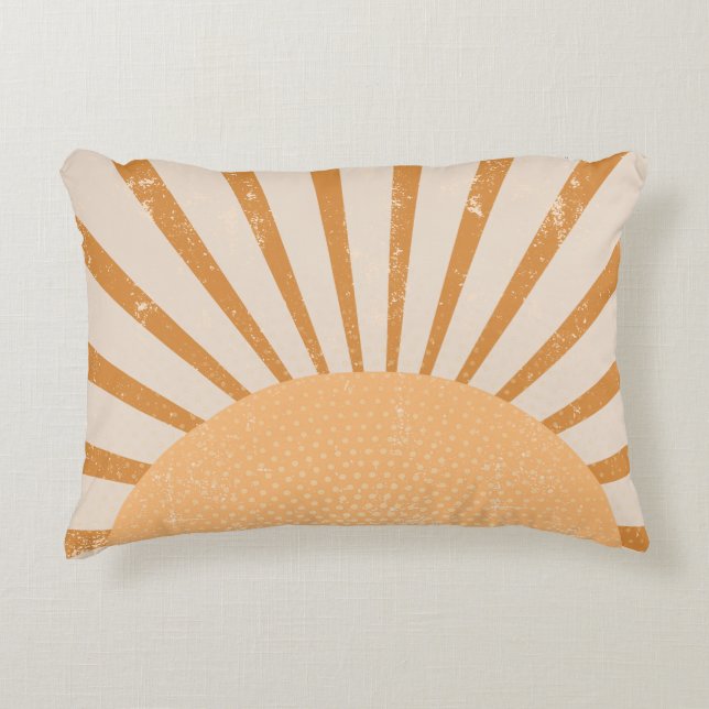 Coussins Décoratifs Retro Sun Burst Sunset (Devant)
