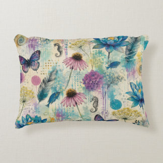 Coussins Décoratifs Rêve Aquatique Floral Vibrant