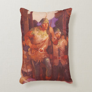 Coussins Décoratifs Robin des Bois vintage et ses joyeux compagnons pa