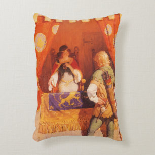 Coussins Décoratifs Robin des Bois vintage rencontre la vierge de Mari