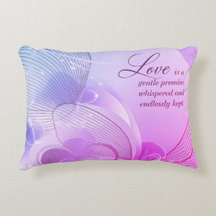 Coussins Décoratifs Romance Artistique Élégant Cœur Doré