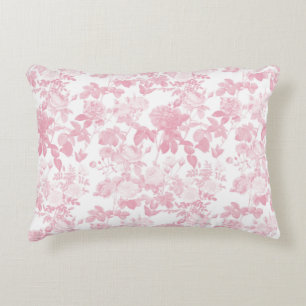Coussins Décoratifs Rose blanc rose Chinoiserie Motif