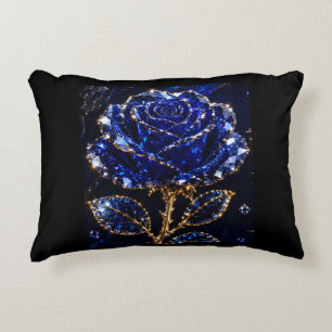 Coussins Décoratifs Rose Cristal Or Bleu Royal