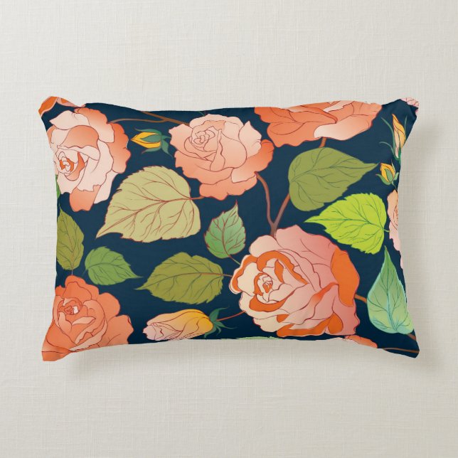 Coussins Décoratifs Roses 15 (Devant)