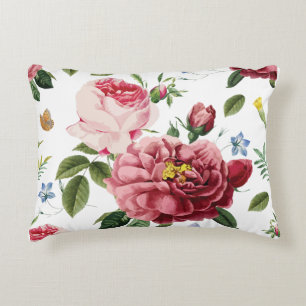 Coussins Décoratifs Roses anglaises roses élégantes vintage romantique