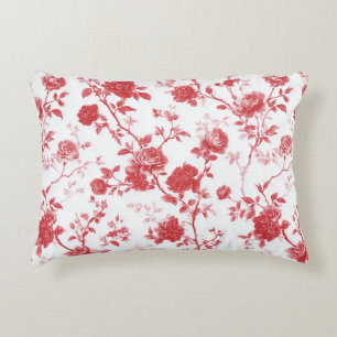 Coussins Décoratifs Roses Rouges Floral