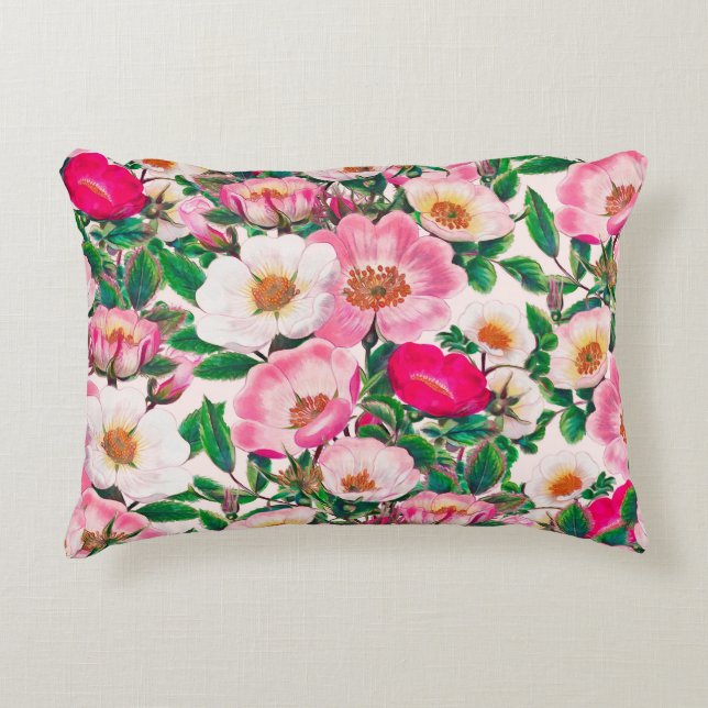 Coussins Décoratifs Roses sauvages (Devant)