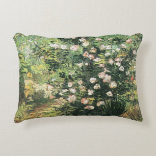 Coussins Décoratifs Rosier en fleurs par Vincent van Gogh