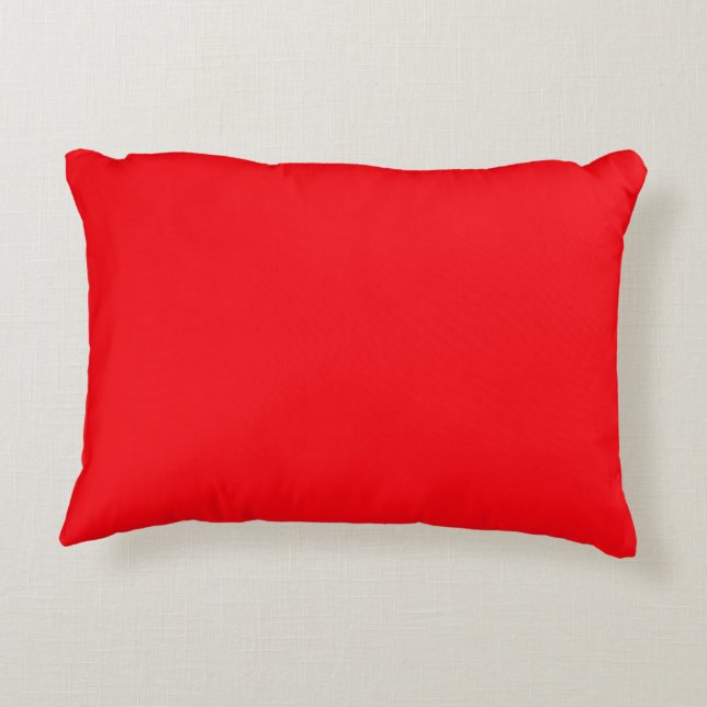 Coussins Décoratifs Rouge néon (Dos)