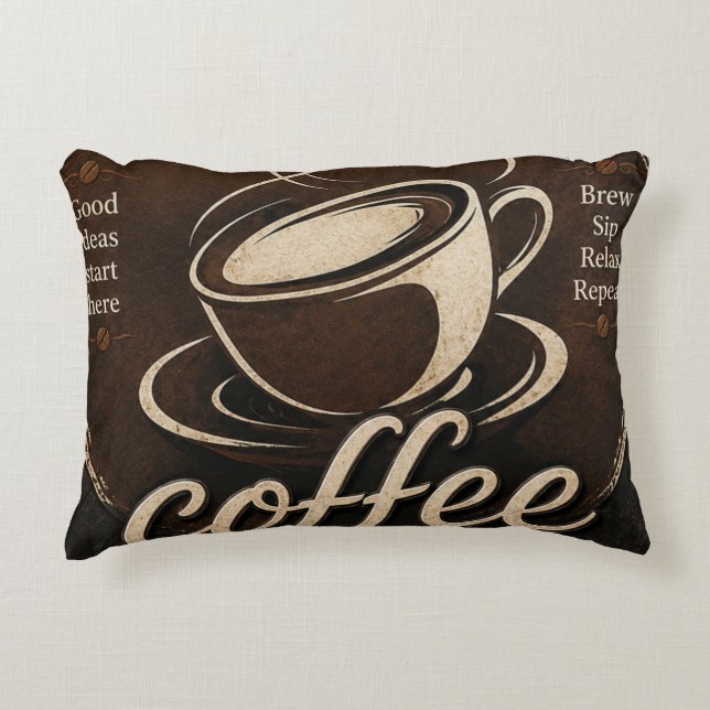 Coussins Décoratifs Rustic Coffee Bar Decor Gift (Devant)