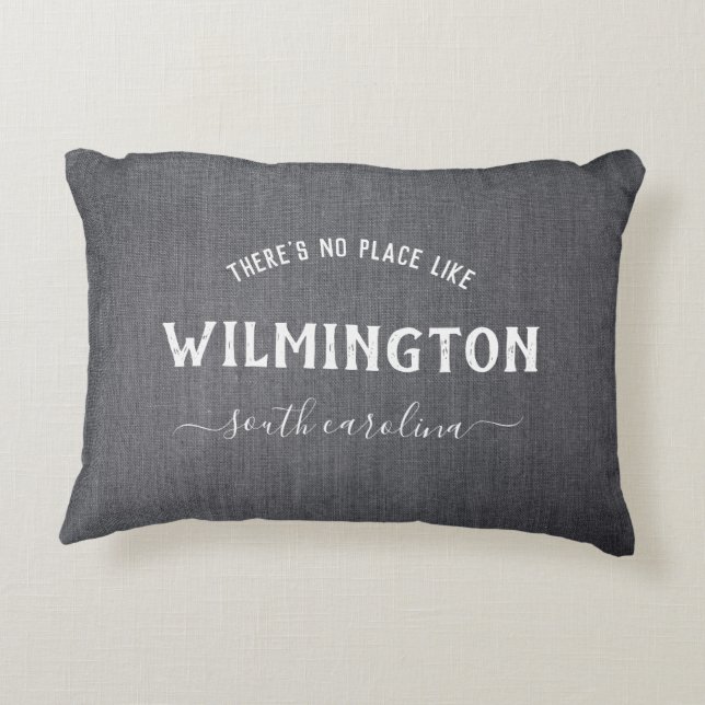 Coussins Décoratifs Rustic Dark Linen Il n'y a pas de maison (Dos)