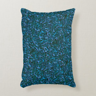 Coussins Décoratifs Rustic textured wall in burnt cadet blue