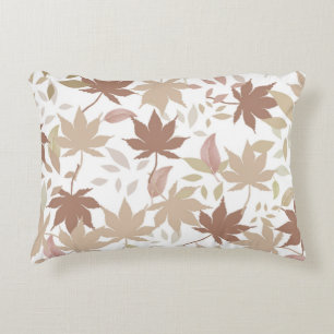 Coussins Décoratifs Rustique Botanique Feuille Motif Cosy Automne