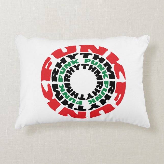 Coussins Décoratifs Rythme Funk Funk Funk Rythme (Devant)