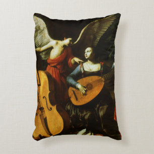 Coussins Décoratifs Sainte Cécile et l'ange par Carlo Saraceni