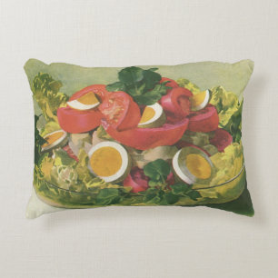 Coussins Décoratifs Salade Mesclun de légumes verts mélangés biologiqu