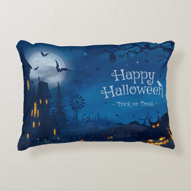 Coussins Décoratifs Salutations d'Halloween (Devant)