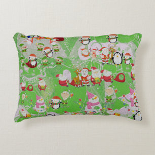 Coussins Décoratifs Santa Magical Green New Year