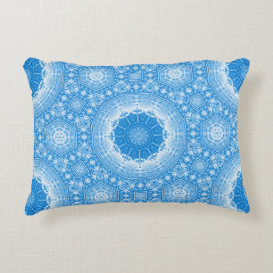 Coussins Décoratifs Sapphire Symétrie Majestic Azure Medallion