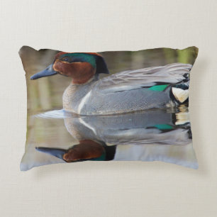 Coussins Décoratifs Sarcelle à ailes vertes