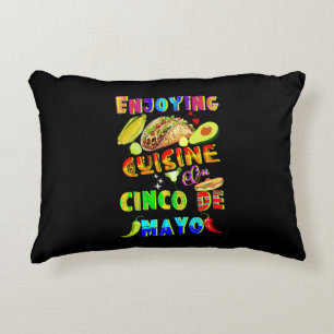 Coussins Décoratifs Savourez Une Cuisine Sur Le Cinco De Mayo